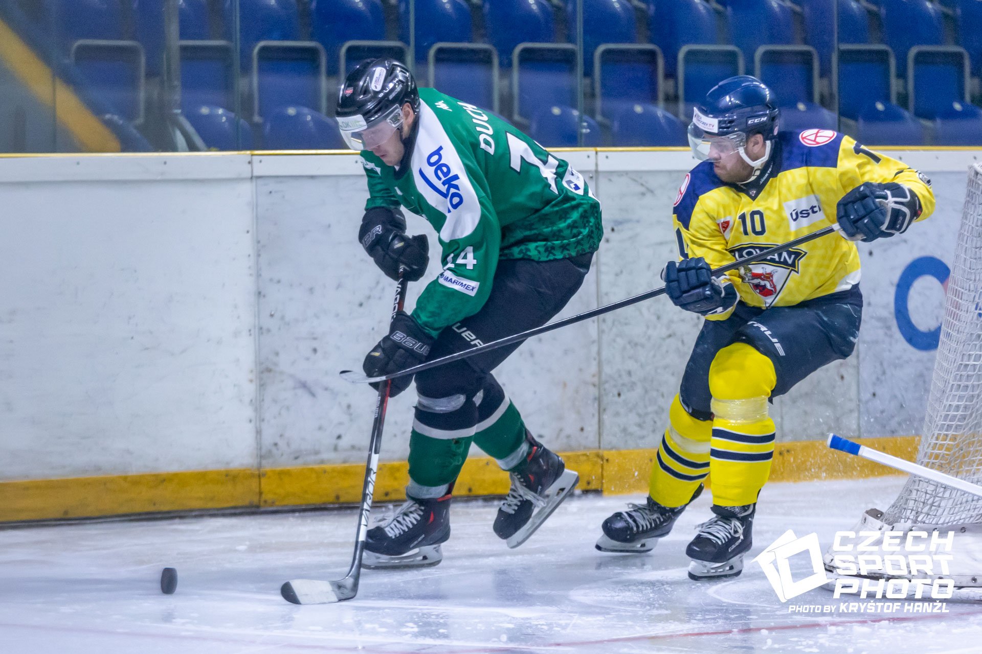 Páteční dohrávka s Příbramí HC Slovan Ústí nad Labem