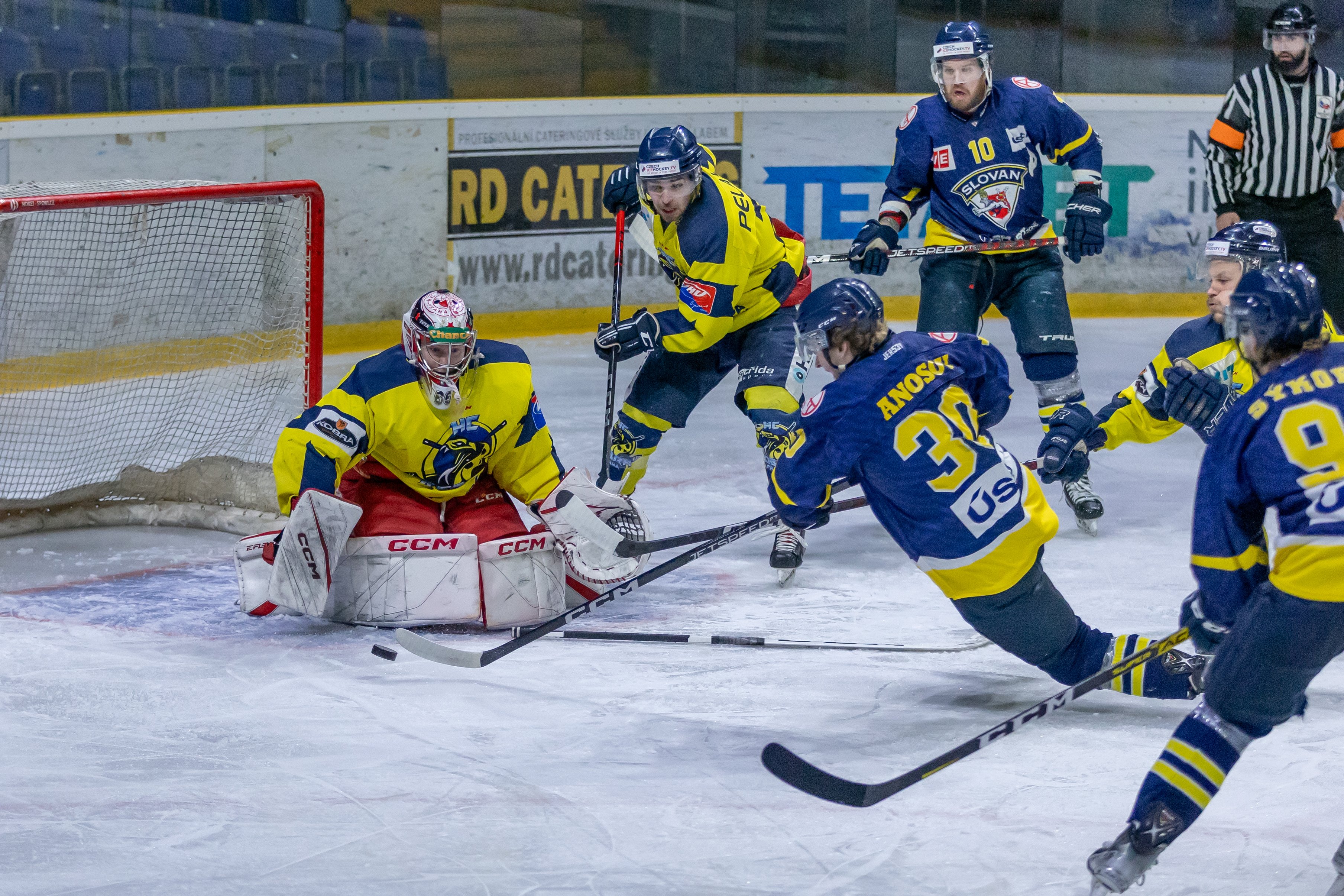 Slovan se vrací z Vrchlabí bez bodu HC Slovan Ústí nad Labem